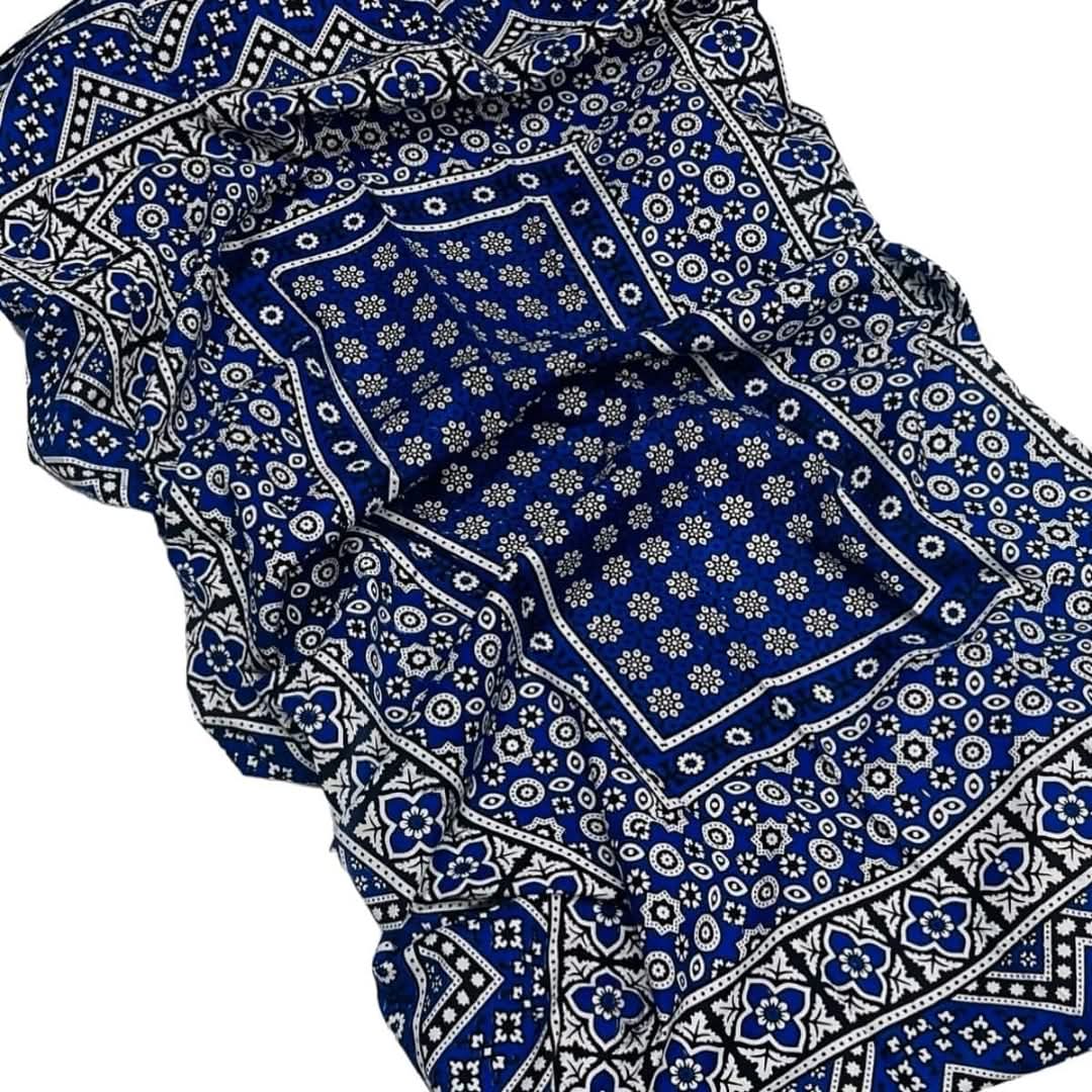 Cotton fabric print